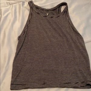 Black and White Striped Tank